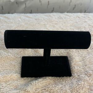 Black Velvet Jewelry Display Stand